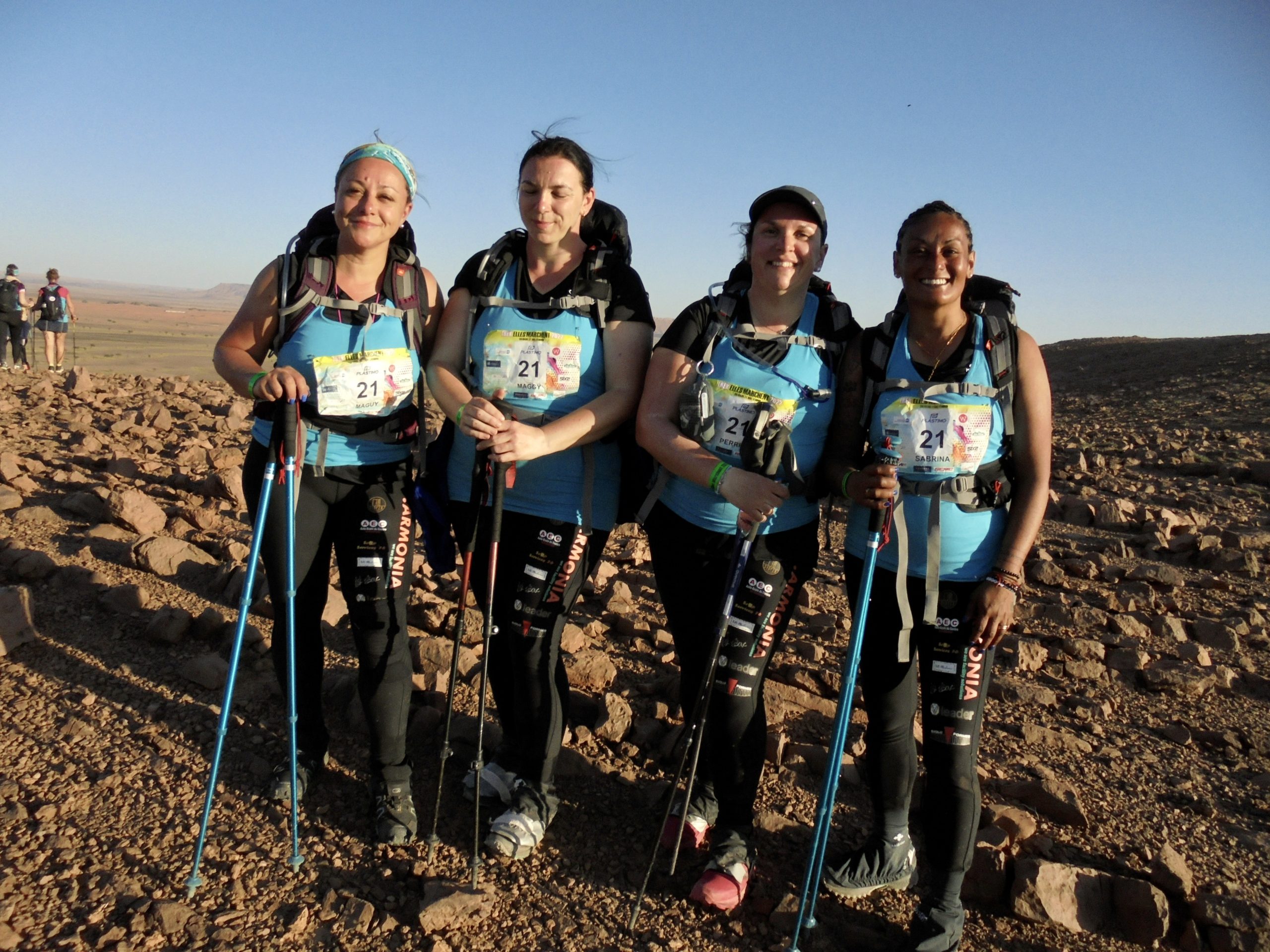 Return of the “Elles marchent” trek for Maguy Bastien and her team